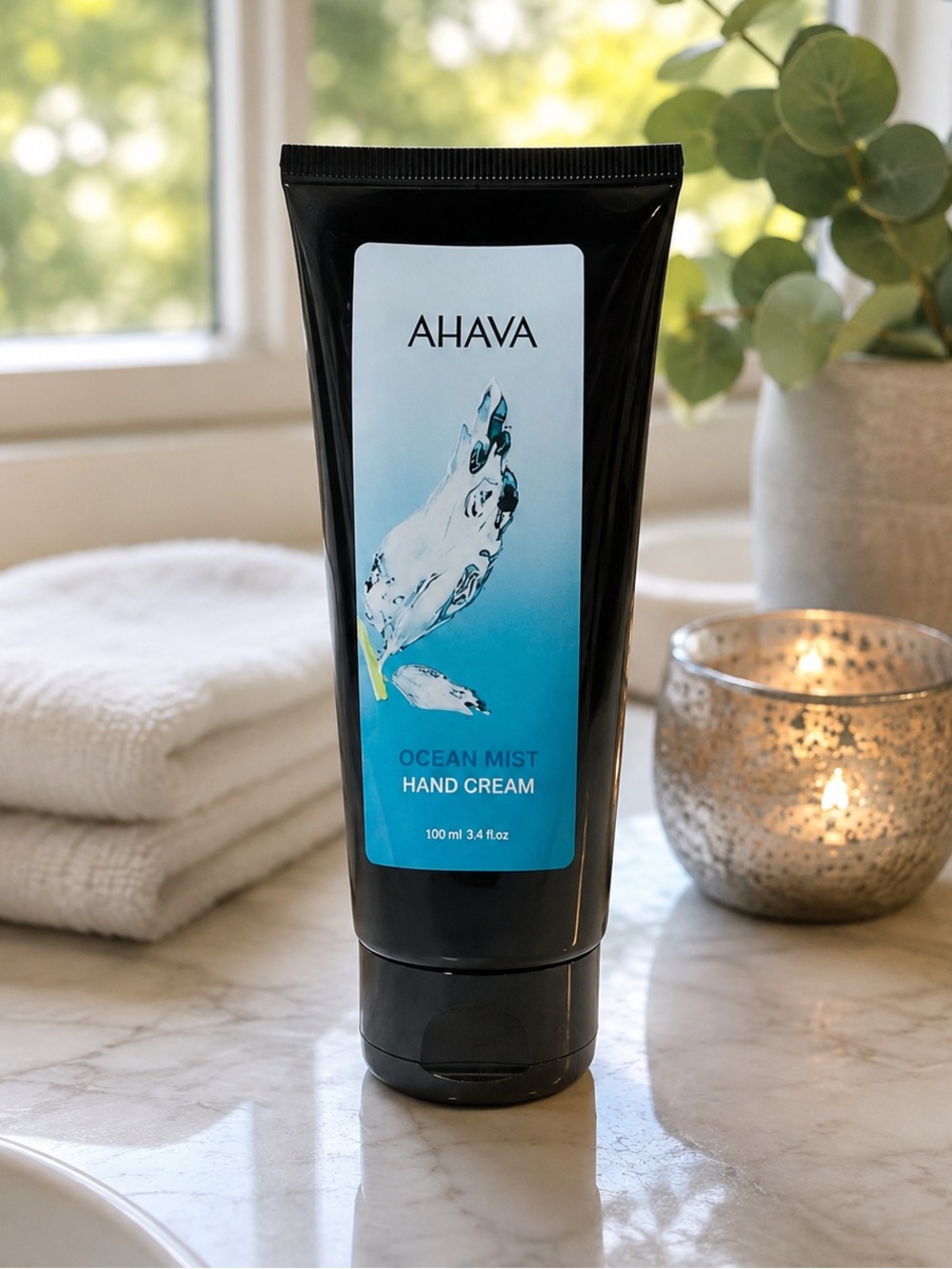 AHAVA Ocean Mist Hand Cream 3.4 oz NWT Dead Sea Minerals Dry Hands
